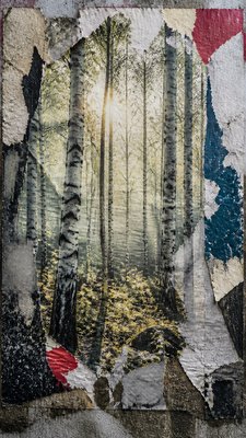 Wheatpaste Poster Street Art Style wall art print example