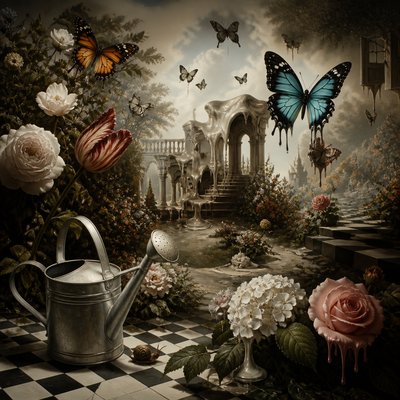 Surrealism Art Style coloring page example