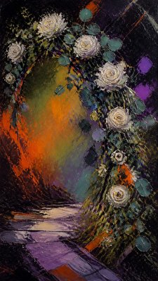 Expressionism Art Style wedding invitation example