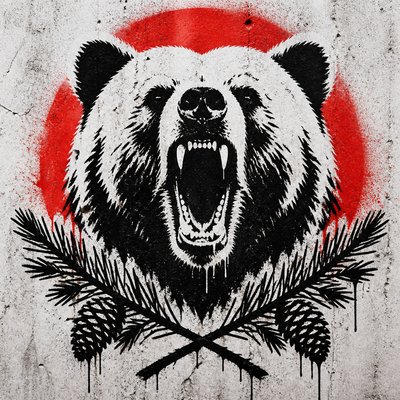 Stencil Street Art Style t-shirt design example