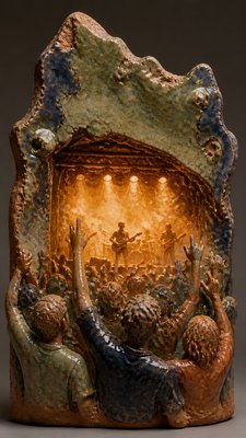 Ceramic Sculpture Art Style flyer example