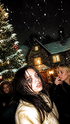 Indie Sleaze Aesthetic Christmas card example