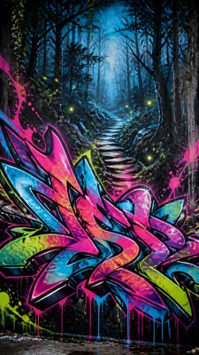 Graffiti Art Style book cover example