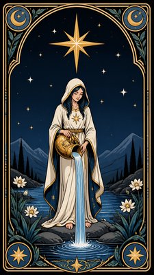 Webcomic Art tarot card example