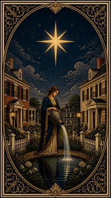 Colonial Architecture tarot card example