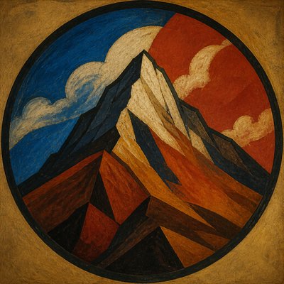 Mexican Muralism Art Style logo concept example