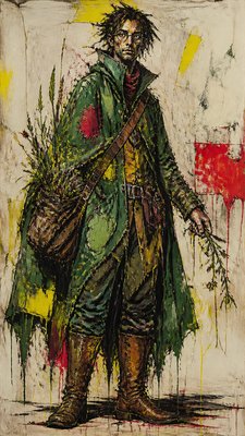 Neo-Expressionist Figurative Art Style character design example