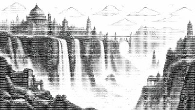 ASCII Art Style concept art example