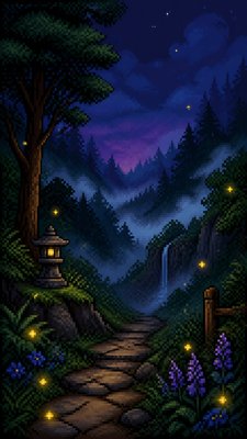 16-Bit Pixel Art Style book cover example