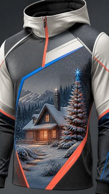 Athleisure Fashion Design Christmas card example
