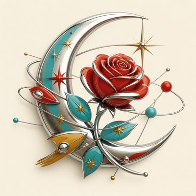 Atompunk Aesthetic tattoo design example