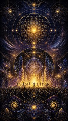 Sacred Geometric Art flyer example