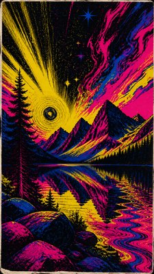 Concert Poster Design phone wallpaper example