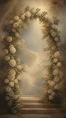 Renaissance Religious Art wedding invitation example