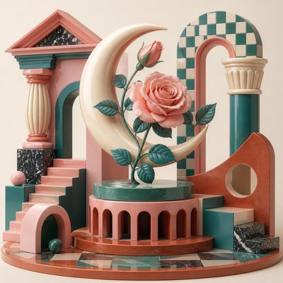 Postmodern Architecture tattoo design example