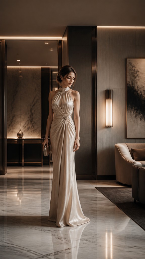 full-length portrait of an elegant figure — Contemporary Luxe Interior Design