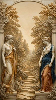 Ancient Greek Classical Art Style book cover example