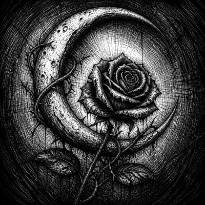 Horror Manga Art Style tattoo design