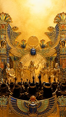 Egyptian Revival Jewelry Style flyer example