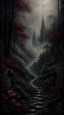 Modern Gothic Art book cover example
