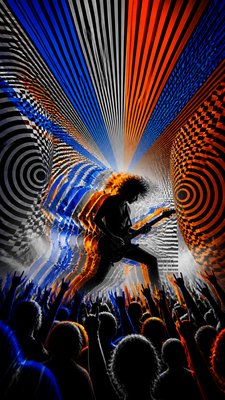Kinetic Art Style flyer example