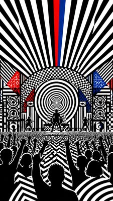 Op Art Style flyer example