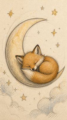 Hand-Drawn Icon Design baby announcement example