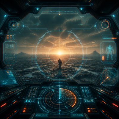 Mecha Pilot Interface View album cover example