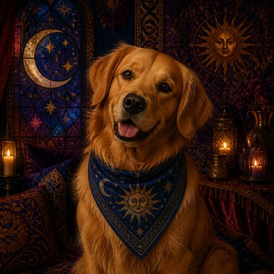 Whimsigoth Aesthetic pet portrait example