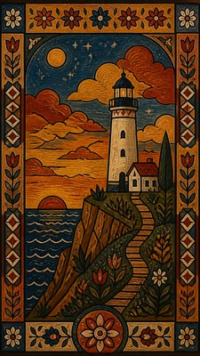Folk Art Style poster example