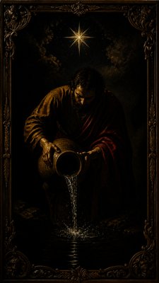 Caravaggio Realism Baroque Art Style tarot card example
