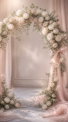 Balletcore Aesthetic wedding invitation example