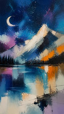 Abstract Art Style phone wallpaper example