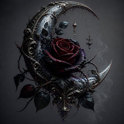Dark Gothic Art tattoo design example