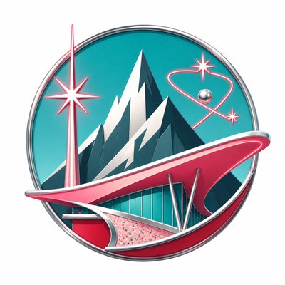 Googie Architecture logo concept example