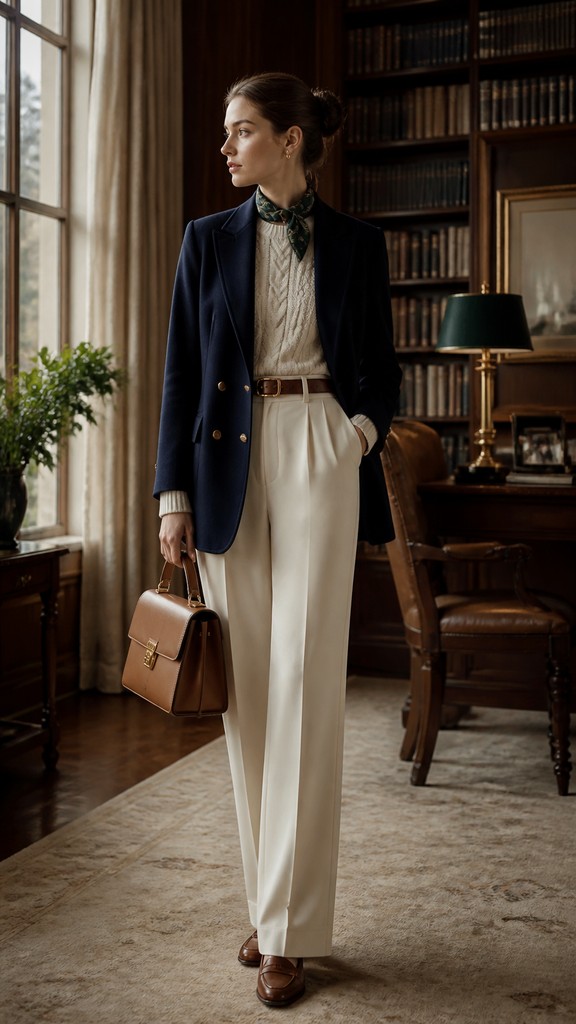 full-length portrait of an elegant figure — Old Money Aesthetic
