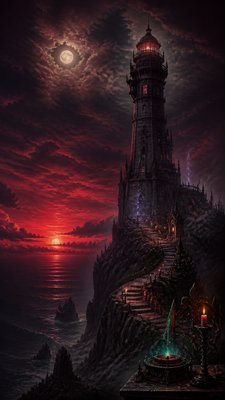 Gothic Fantasy Art poster example