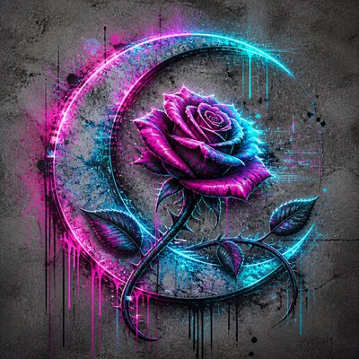 Augmented Reality Graffiti tattoo design example