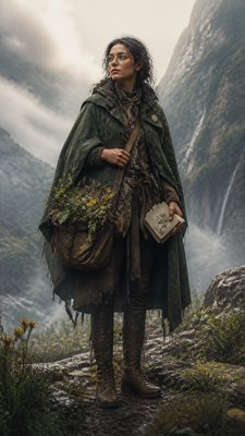 Matte Painting Digital Art Style character design example