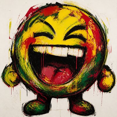Neo-Expressionist Figurative Art Style Twitch emote example