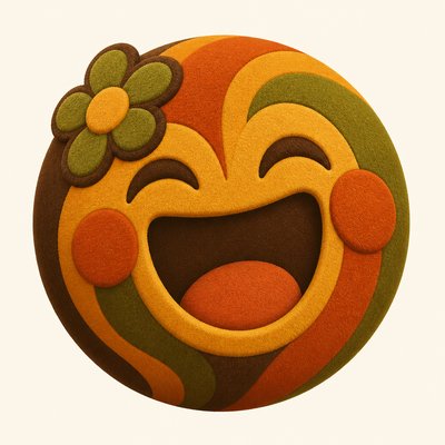 Retro 70s Interior Design Twitch emote example