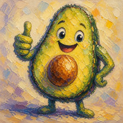 Impressionist Still Life Art Style sticker example