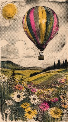 Indie/Alternative Comic Art greeting card example