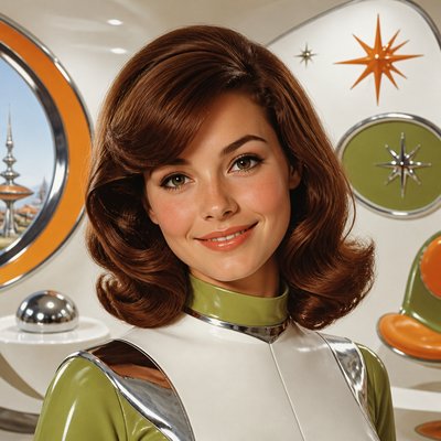 Space Age Aesthetic profile picture example
