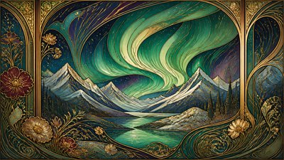 Art Nouveau Architecture Art banner example