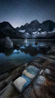 Environmental Art Style phone wallpaper example