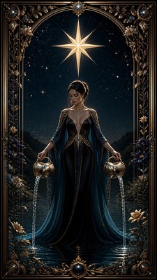Formal Evening Wear Fashion tarot card example