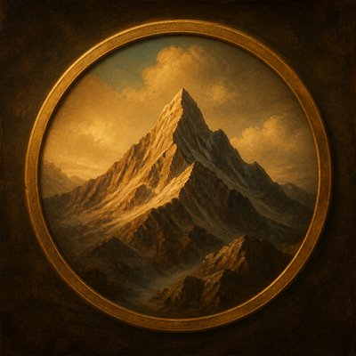 Classical Realism Art Style logo concept example