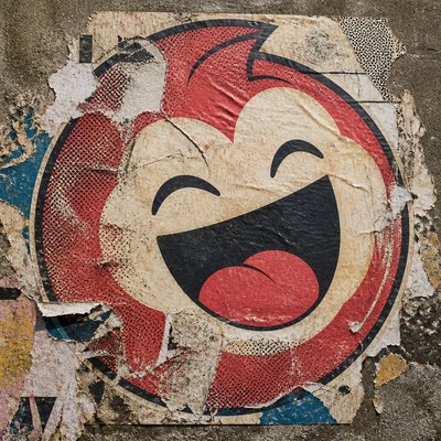 Wheatpaste Poster Street Art Style Twitch emote example