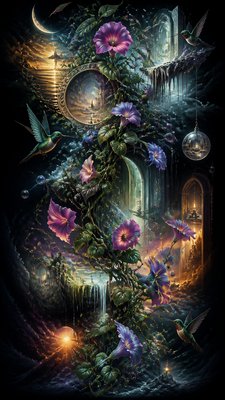 Surrealist Landscape Art Style phone case design example